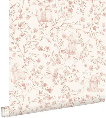 Produktbild von ESTAhome Tapete Kaninchen Rosa 50 x 900 cm