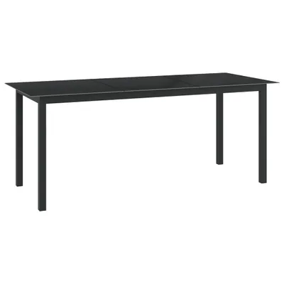 Produktbild von vidaXL 9-tlg. Garten-Essgruppe Aluminium Anthrazit