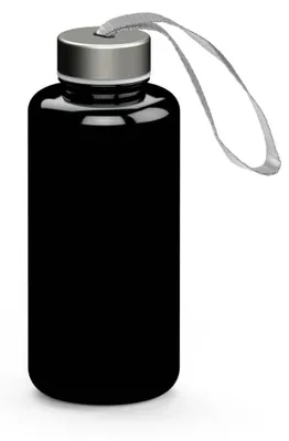 Image de Gourde « Pure » 1,0 l - Gourde en Tritan anti-fuites avec bouchon en acier inoxydable pour enfants et adultes - Noir