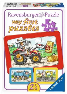 Immagine prodotto di Escavatore, trattore e caricatore ribaltabile Ravensburger 06573
