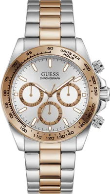 Produktbild von Guess Herren Uhr Armbanduhr ARTHUR GW1058G6 Edelstahl bicolor