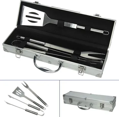 Produktbild von MASTER GRILL GRILLZUBEHÖR-SET 3-tlg. PROF/ WAL