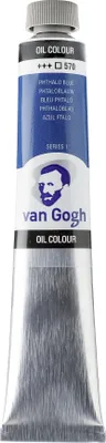 Produktbild von Van Gogh Ölfarbe Tube 60 ml Phthaloblau (Primär) 570