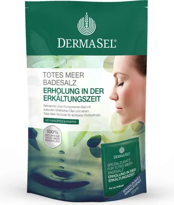 Produktbild von Dermasel Totes Meer Badesalz+Erkältungszeit Spa 1 P