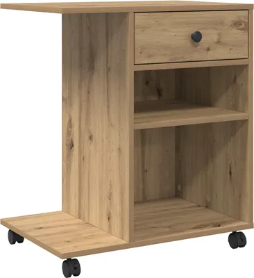 Zdjęcie produktu dla vidaXL Stojak na drukarkę Uni Rękodzieło Dąb 60 x 40 x 68,5 cm