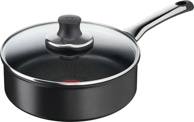 Produktbild von Tefal Excellence G26932, Rund, Sauteuse-Pfanne, Schwarz, Titan, 175 °C, Aluminium
