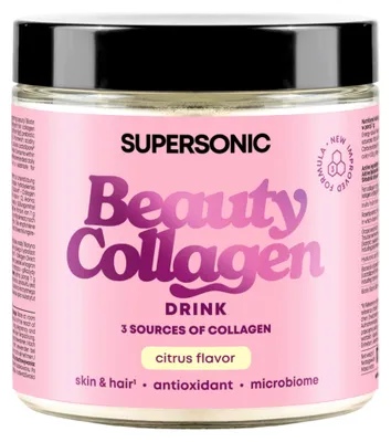Zdjęcie produktu dla Supersonic Kolagen Rybi do Picia 5000 mg Cytrusy 175 g 25 porcji