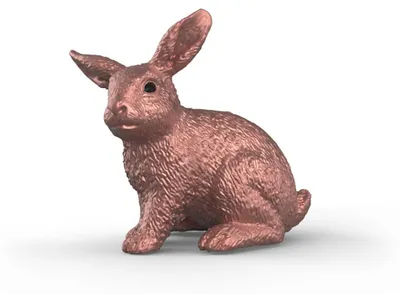 Image de Schleich Farm World Lapin de Pâques en or rose 75002