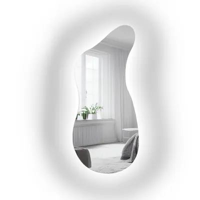 Zdjęcie produktu dla Lustro o nieregularnym kształcie ANGELIT II z podświetleniem LED 80x180