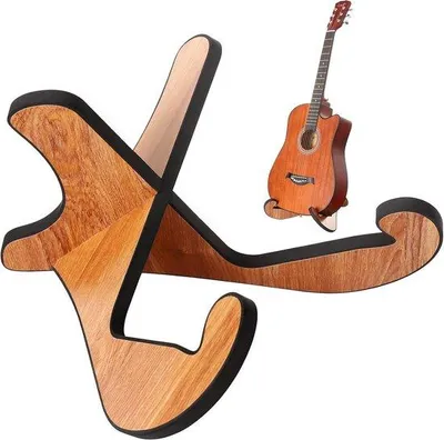 Produktbild von Famanu Gitarrenständer für akustische, elektrische und klassische Gitarren - rutschfest