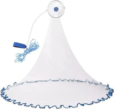 Produktbild von Fischernetz 0.5 m, Nylon, faltbar, 8 m Handschlaufe, zum Angeln