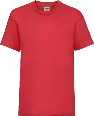 Produktbild von Fruit of the Loom Valueweight T Kids Farbe: rot Größe: 98