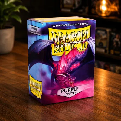 Zdjęcie produktu dla Dragon Shield: Fioletowe, matowe etui ochronne - standardowy rozmiar, productTiles.product.images.aiGenerated