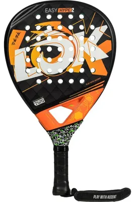 Image de Raquette de padel Lok Easy Hype Gen2 2025 Orange 360-375 g Orange 360-375 g
