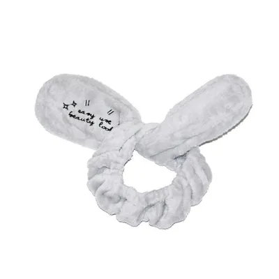 Imagen del producto de Dr. Mola: Diadema de peluche con orejas de conejo, color gris