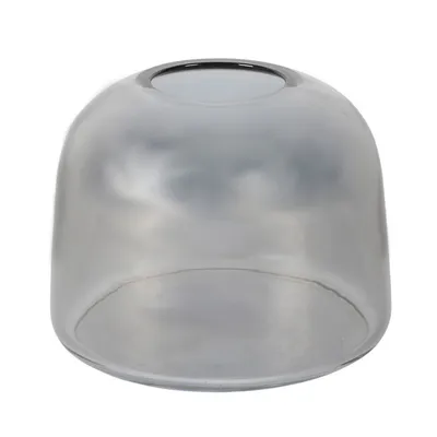 Produktbild von Glasvase grau blau Blumenvase Kugelvase Dekovase Vase Tischdeko Wohnaccessior
