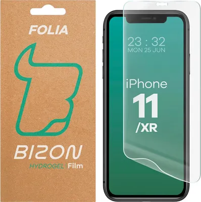 Produktbild von Hydrogel Folie für den Bildschirm für iPhone 11 / Xr, Bizon Glass Hydrogel Front, 1 Stück