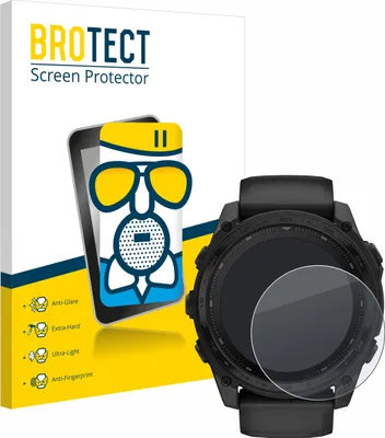 Produktbild von BROTECT Entspiegelungs Schutzglas für Garmin Tactix 8 Solar (51 mm) Schutzfolie Panzer Folie Glas Display Schutz matt