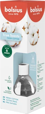 Produktbild von Bolsius Duftstäbchen fresh Baumwolle Raumduft Diffuser 60 ml vegan