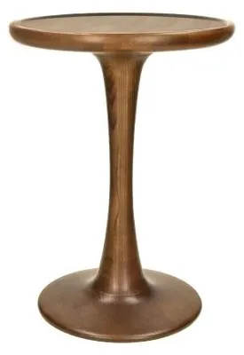Immagine prodotto di Tavolino ausiliario Pomax Seraph, colore naturale, diametro 31 x altezza 42 cm