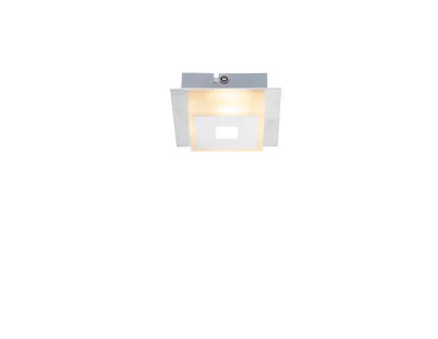 Produktbild von Globo Quadralla Wandleuchte Aluminium Chrom, 1xLED; 41111-1