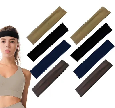 Immagine prodotto di Set di 8 fasce per capelli sportive ed elastiche