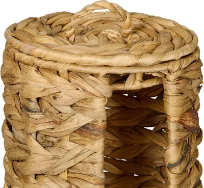 Obrázok produktu pre Držiak na toaletný papier na 4 rolky, tkaný z vodného hyacintu