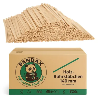 Productafbeelding van Houten Roerstaafjes 140 mm, 10.000 Stuks