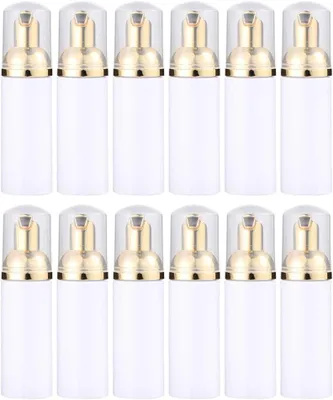 Produktbild von Set mit 12 x 30 ml Schaumflaschen, tragbare PET-Spender für Reisen, Gesichtspflege und kompakte Anwendungen
