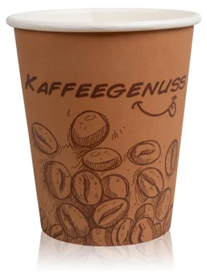 Produktbild von Pappbecher 100ml Dunkelbraun 200 Stück Einweg Kaffeebecher Coffee to go | Kaffeebecher 100ml | 4oz | Pappbecher dunkelbraun | Heißgetränkebecher