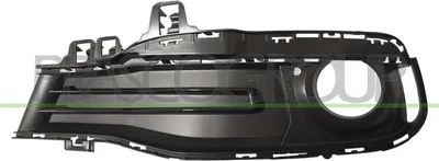 Produktbild von PRASCO Lüftungsgitter Grill Stoßfänger für BMW 3 Touring (F31) mit Loch/Löchern für Nebellampen Schwarz