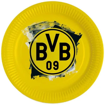 Immagine prodotto di 8 piatti di carta BVB Borussia Dortmund