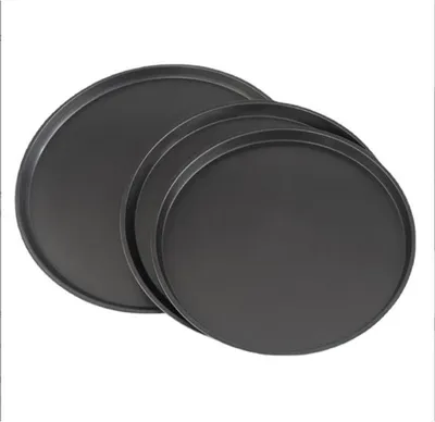 Immagine prodotto di Piastra per pizza - Teglia da forno - Per cuocere la pizza - Rivestimento antiaderente - 33 cm - Nera