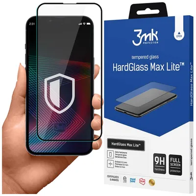 Produktbild von 3MK HardGlass Max Lite, Apple, Apple iPhone 14 Pro, Kratzresistent, Schlagfest, Transparent, 1 Stück(e)