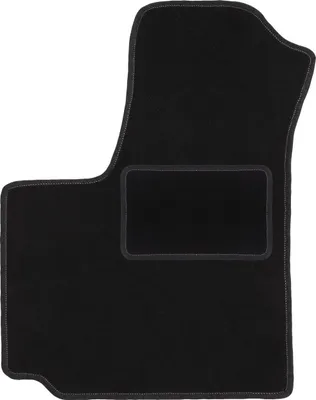 Image de Tapis de conducteur noir pour : Fiat Doblo I Monospace (2000-2009)