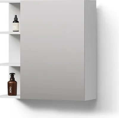 Image de Armoire de toilette Livinity Fucino Blanc 62x64cm, Model 52492