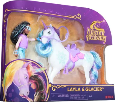 Produktbild von Spin Master Unicorn Academy Small Doll & Unicorn Lyla & Glacier