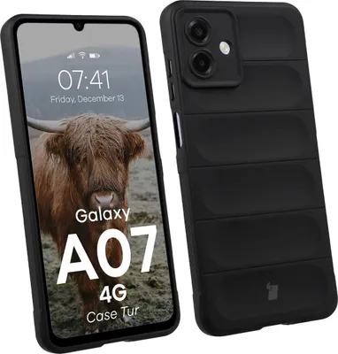 Produktbild von Robuste Handyhülle für Galaxy A07 4G, Bizon Case Tur, Schwarz