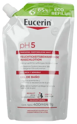 Produktbild von EUCERIN pH5 Waschlotion empfindliche Haut Nachfüllpack 400ml PZN 17929757