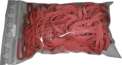 Produktbild von 100 g Gummiringe rot 80mm Ø 1,2 x 4 mm breit