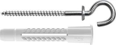 Produktbild von TOX 051 701 311, Schrauben- & Dübelsatz, Nylon, Kunststoff, Grau, 6 mm, 41 mm, 8 Stück(e)