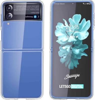 Produktbild von Für Samsung Galaxy Z Flip4 5G Shockproof Kunststoff / Silikon Case TPU Schutz Transparent Handy Hülle Cover