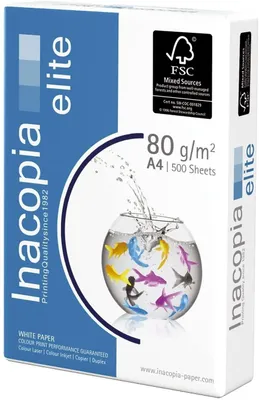 Produktbild von Inacopia Elite 80g/m² Premium Kopierpapier DIN-A3 - 500 Blatt weiß