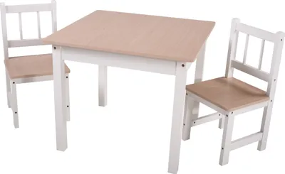 Produktbild von Kindertischgruppe VISBY, weiß/natur