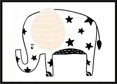 Immagine prodotto di Poster fotografico in cornice 33x43 cm Elefante PD290