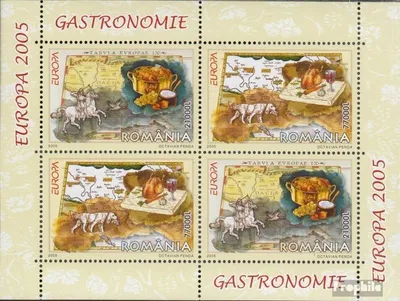 Produktbild von Briefmarken Rumänien 2005 Mi Block355I (kompl.Ausg.) postfrisch Europa - Gastronomie