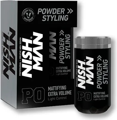 Obrázok produktu pre Matný púder na vlasy Nishman Hair Powder Light Control 20g