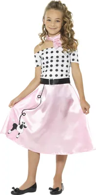 Produktbild von 50er Jahre Girly Mädchenkostüm - 134/140 (7-9 Jahre)