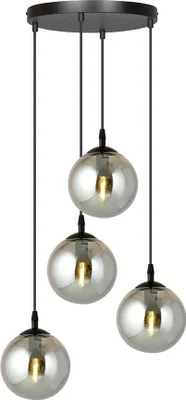 Immagine prodotto di Lampadario Emibig 4xE14 40W COSMO 4 BL/GRAFITE PREMIUM 712/4PREM