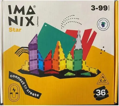 Produktbild von Imanix Sternenbaukasten 36 Stücke Golden  Kinder Golden One Size